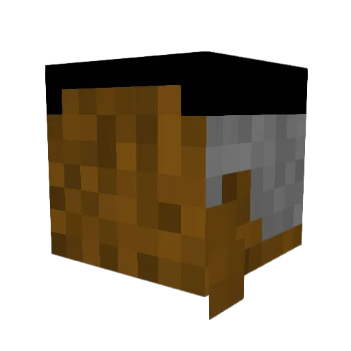 LostPsyche Minecraft avatar head, 3D render