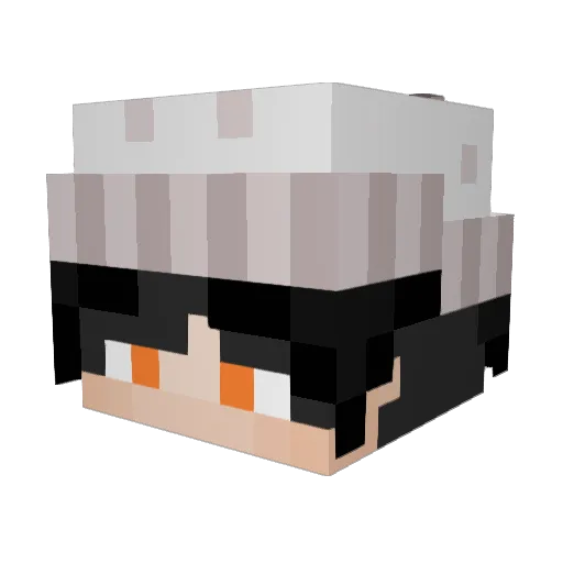 LostRainclouds Minecraft avatar head, 3D render