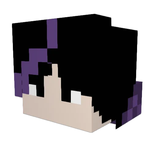 LostRevil Minecraft avatar head, 3D render