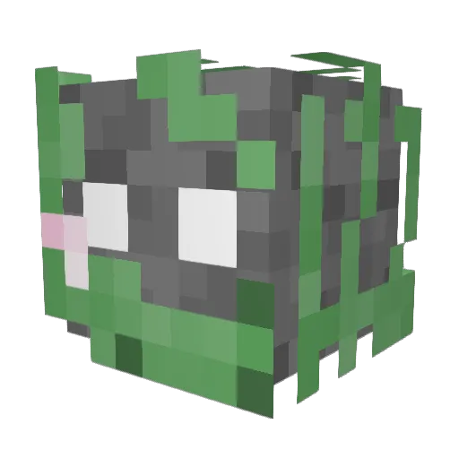 LostSagey Minecraft avatar head, 3D render