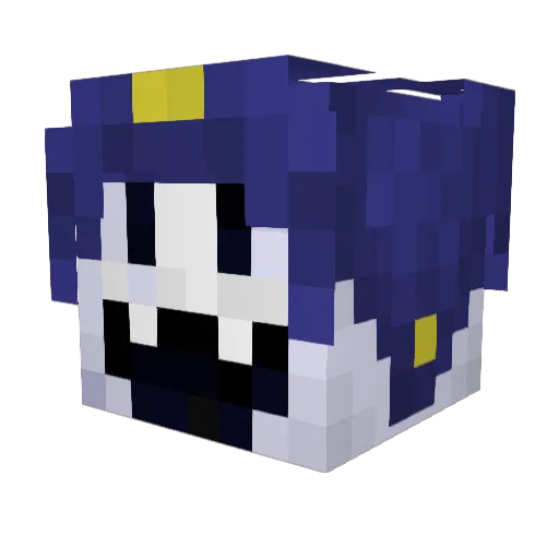 LostStorm Minecraft avatar head, 3D render