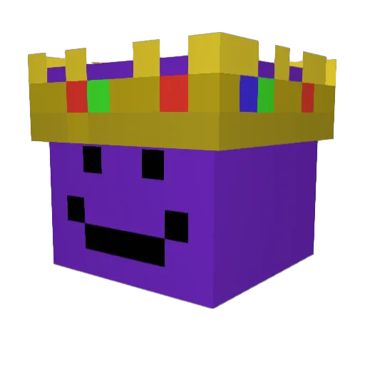 LostVoidage Minecraft avatar head, 3D render