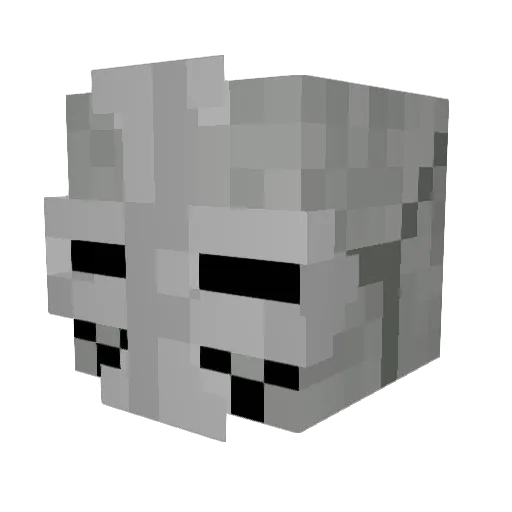 Lost_Green Minecraft avatar head, 3D render