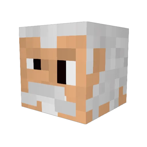 Lost_Minions Minecraft avatar head, 3D render
