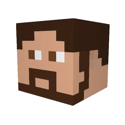 Lost_Skill Minecraft avatar head, 3D render
