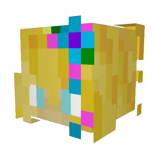 Lost_Sommer Minecraft avatar head, 3D render
