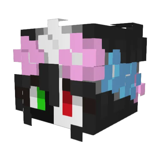 Lost_Vib3 Minecraft avatar head, 3D render