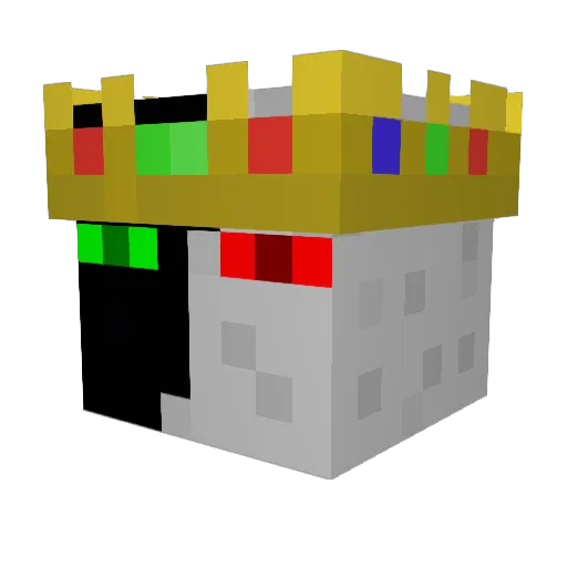 Lostinthough_ Minecraft avatar head, 3D render