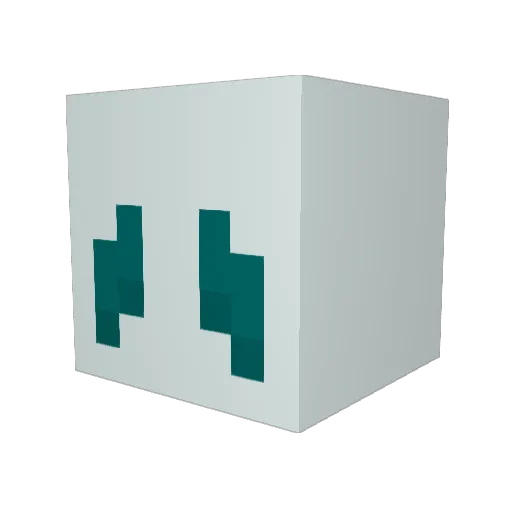 LostyF_ Minecraft avatar head, 3D render