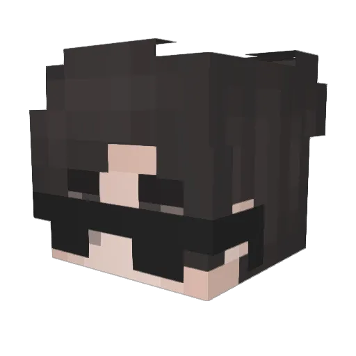 Lotauss Minecraft avatar head, 3D render