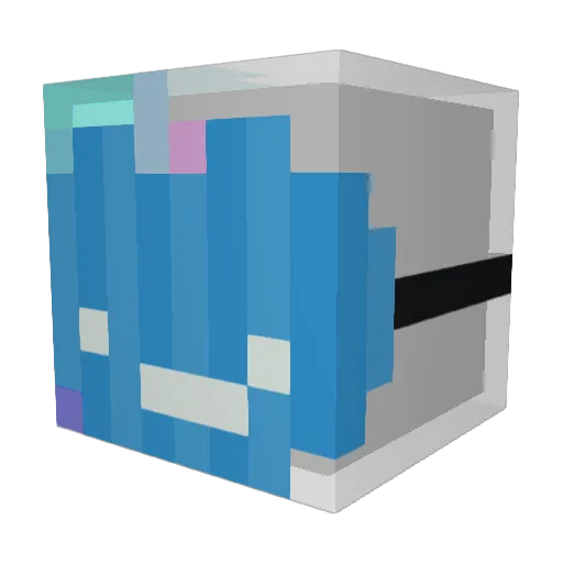 Lotax_YT Minecraft avatar head, 3D render