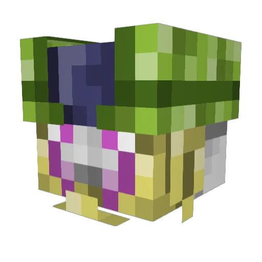 LotbSol Minecraft avatar head, 3D render