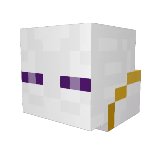 Lothrendir Minecraft avatar head, 3D render