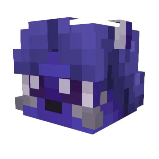 Lotk0v0 Minecraft avatar head, 3D render