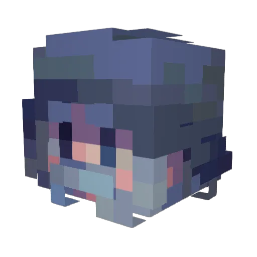 Lotr_Mairon Minecraft avatar head, 3D render