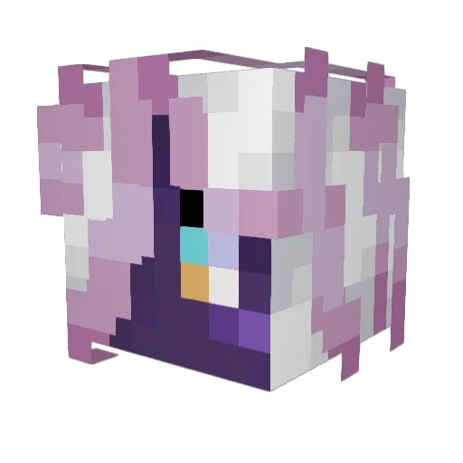LotusArt_2808 Minecraft avatar head, 3D render