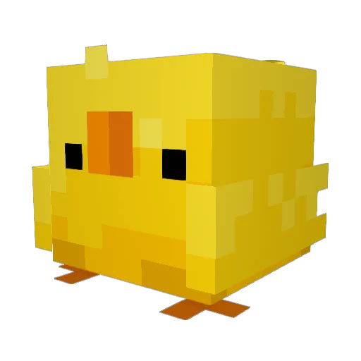 Lou035 Minecraft avatar head, 3D render