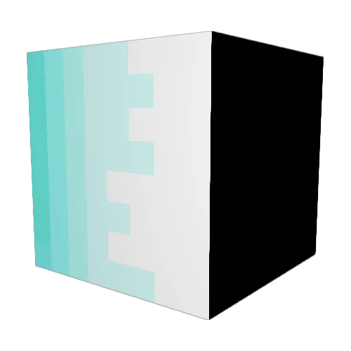 LouCello Minecraft avatar head, 3D render