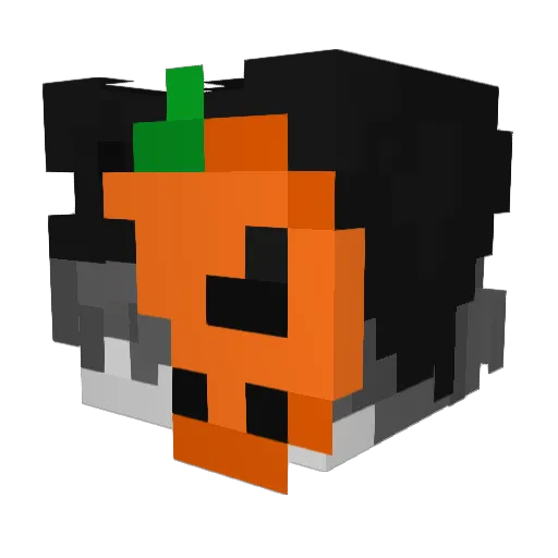 Lou_Cone Minecraft avatar head, 3D render