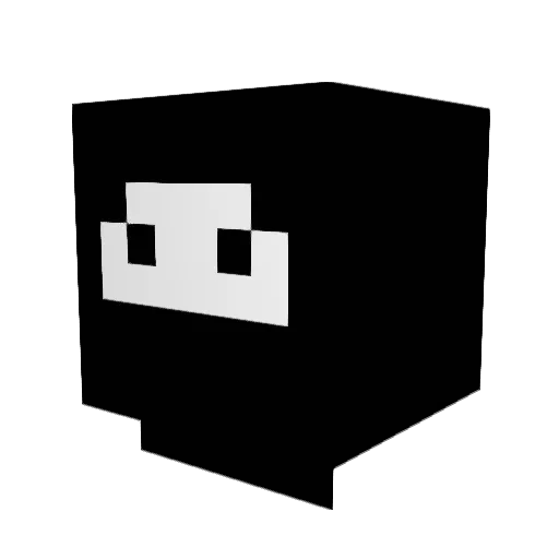 Loud_Assassins Minecraft avatar head, 3D render