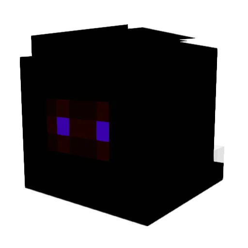 Loud_Cow Minecraft avatar head, 3D render