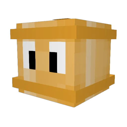 Loudmouth1934 Minecraft avatar head, 3D render