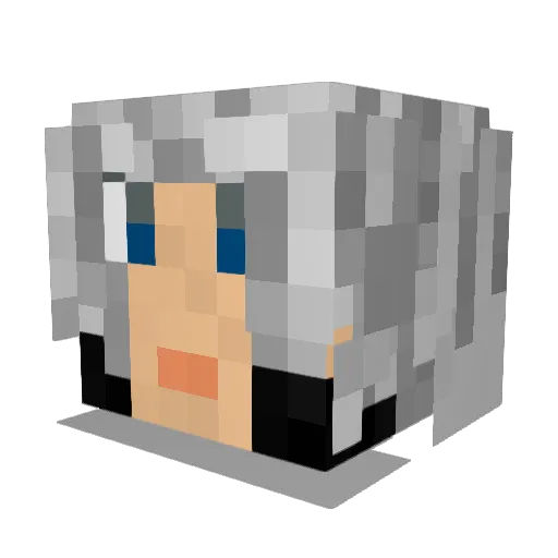 Loudogg Minecraft avatar head, 3D render