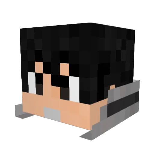 Loui5_Le2 Minecraft avatar head, 3D render