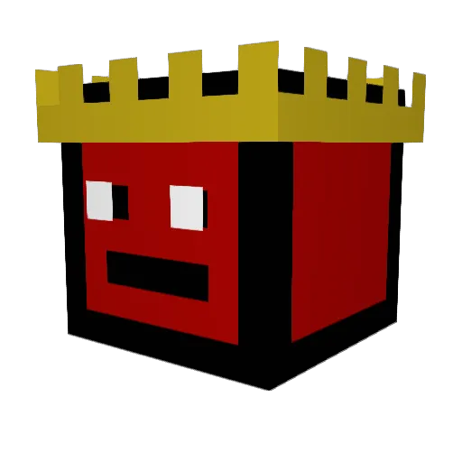 LouieW100 Minecraft avatar head, 3D render