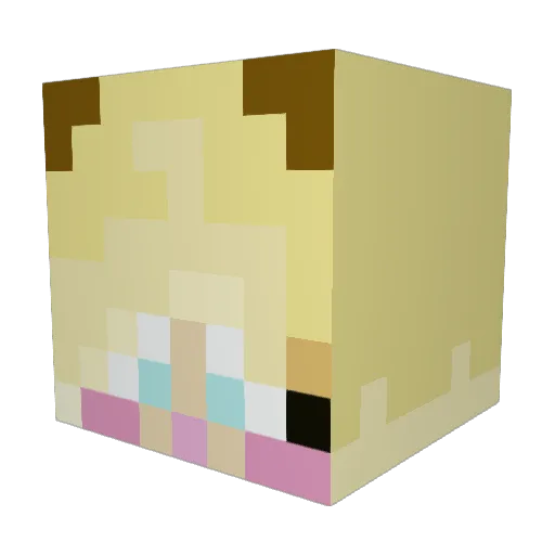 Louie_Sunde Minecraft avatar head, 3D render