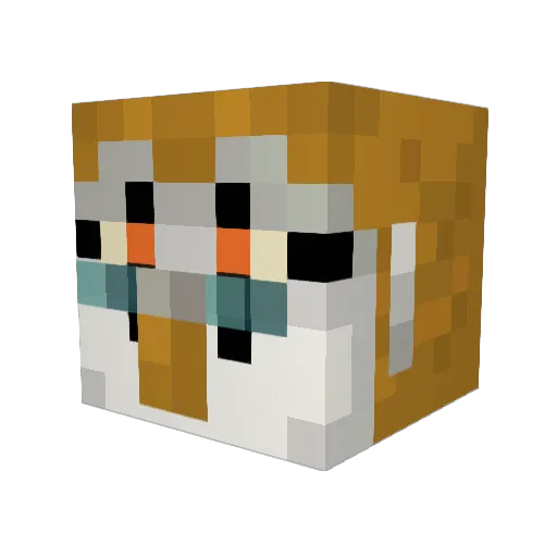 Louie_bug_king Minecraft avatar head, 3D render