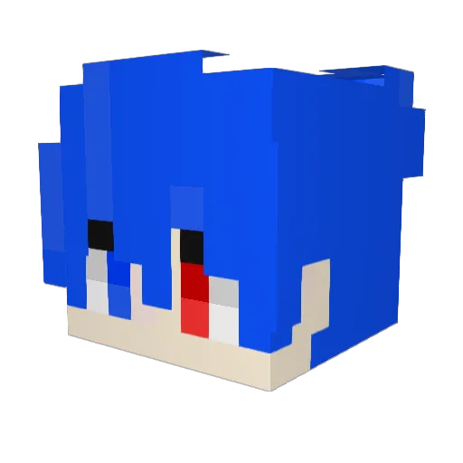 LouiisMC Minecraft avatar head, 3D render