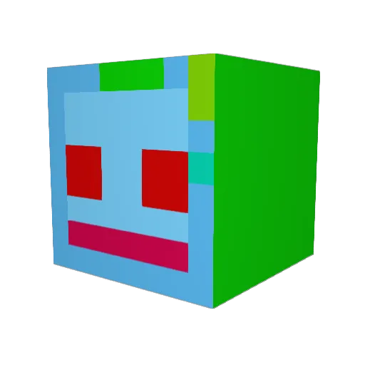 Louis091701 Minecraft avatar head, 3D render