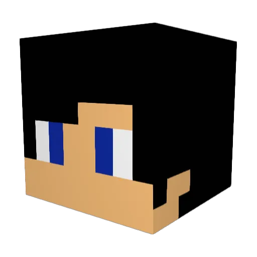 Louis1119 Minecraft avatar head, 3D render