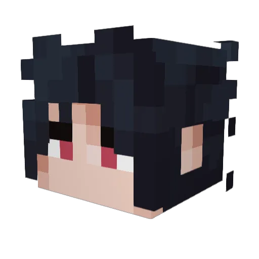 Louis978 Minecraft avatar head, 3D render