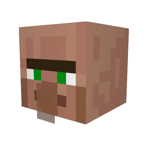 LouisFullHD Minecraft avatar head, 3D render