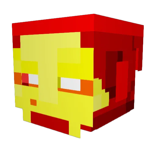 LouisLee1210 Minecraft avatar head, 3D render