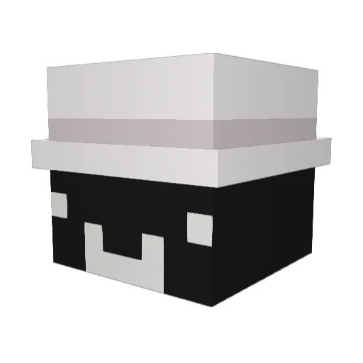 LouisPajamas1 Minecraft avatar head, 3D render