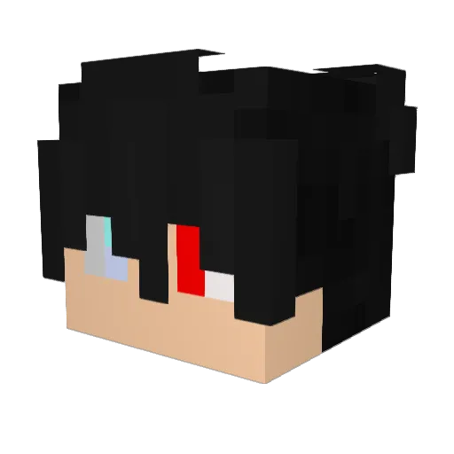 Louis_NG Minecraft avatar head, 3D render