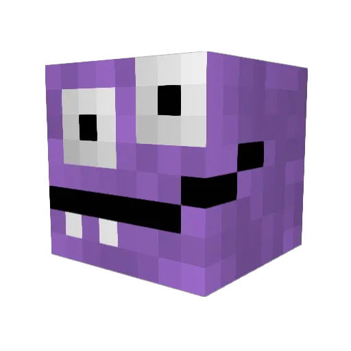 Louisderklex Minecraft avatar head, 3D render