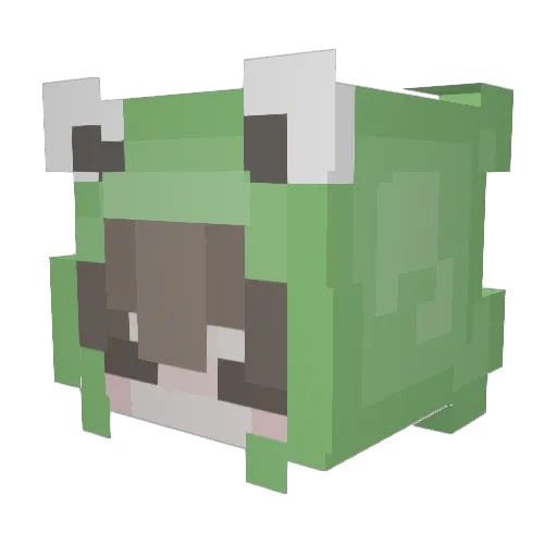 LouiseAuds Minecraft avatar head, 3D render