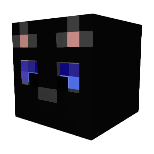 LouiseLH Minecraft avatar head, 3D render
