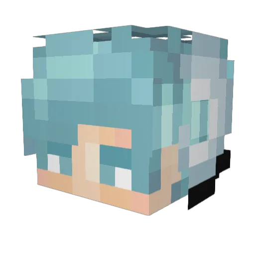 LouisianaGhost Minecraft avatar head, 3D render