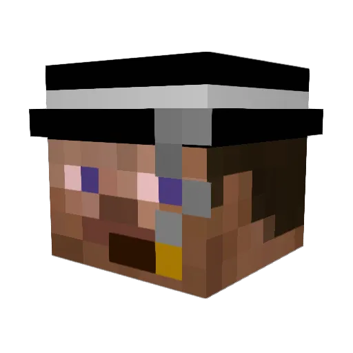 LouistyInnit Minecraft avatar head, 3D render