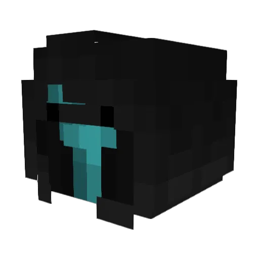 LouloupTTV Minecraft avatar head, 3D render