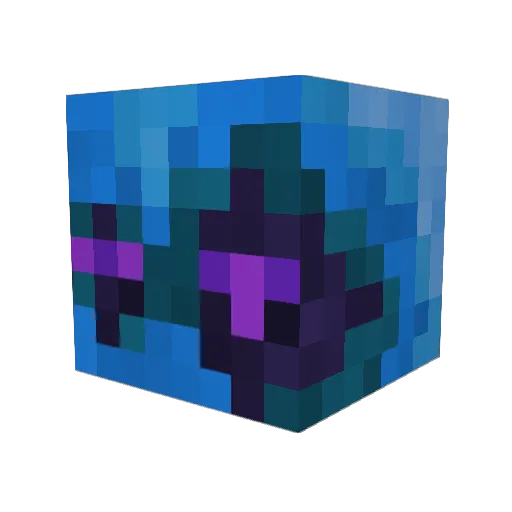 Loulousf07 Minecraft avatar head, 3D render