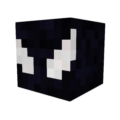 Loupingre Minecraft avatar head, 3D render