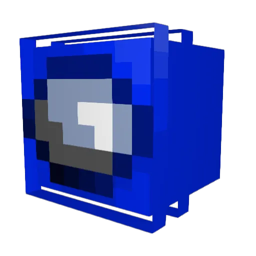 Loupoo05 Minecraft avatar head, 3D render