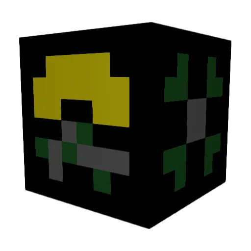 Loupsolitaire95 Minecraft avatar head, 3D render