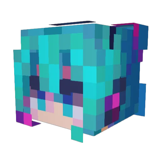 Lov3les5 Minecraft avatar head, 3D render